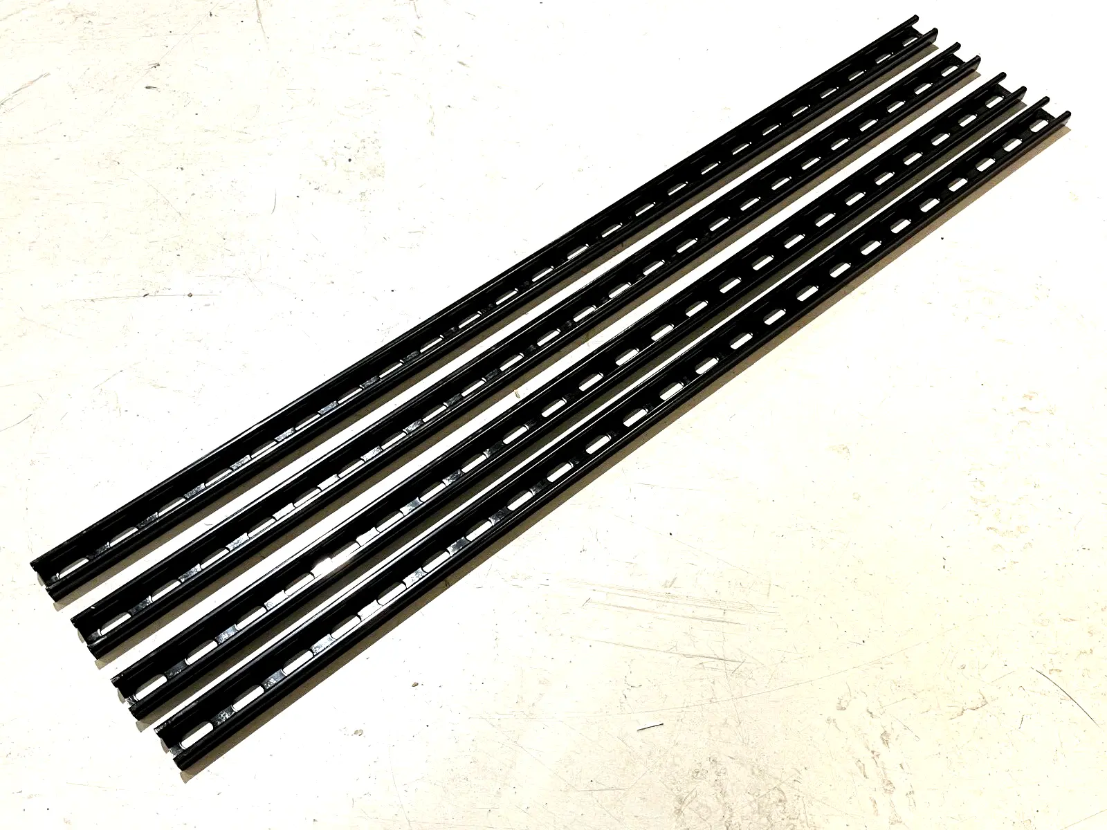 3310T791 | Strut Channel Low-Profile Slotted Black STL 4ft Long LOT OF 4 - New Other