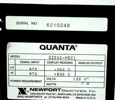 NEW NEWPORT Q2040-MDC1 SIGNAL METER Q2040MDC1