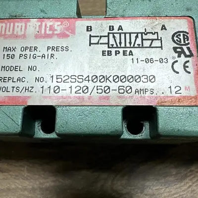 Used NUMATICS 152SS400K000030 Solenoid Valves Ohio US | Surplus Asset Holdings #1246870