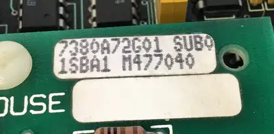 USED WESTINGHOUSE 6MSP 7381A01 / 7380A72G01