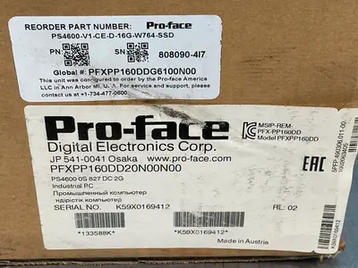 New | in-Stock PROFACE PFXPP160DD20N00N00 Automation Control (HMI) Ohio US | HGR 24 #1419553
