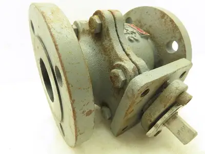 Watts G4000  2Pc Cast Iron Flanged 2-1/2" Regulator Ball Valve 4-Bolt 200 CWP