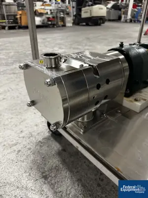 USED UNIBLOC-PD 1 hp Rotary Lobe UNIBLOC-PD XP Pump Skid, S/S