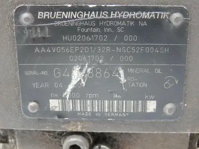 Rexroth Brueninghaus Hydromatik AA4VG56EP2D1/32R-NSC52F004SH Hydraulic Pump Unit