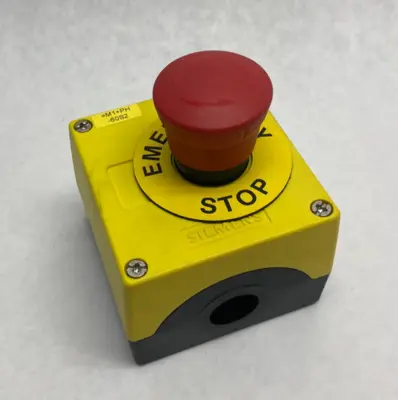 USED SIEMENS SIRIUS ACT PLASTIC EMERGENCY STOP HOUSING ASSEMBLY