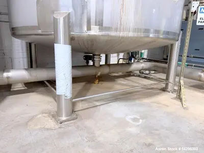Used Feldmeier 4,700 Gallon Stainless Steel Tank – Vertical Process Vessel with