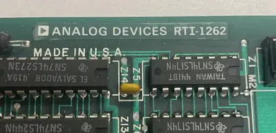 New | in-Stock ANALOG DEVICES RTI-1262 Input / Output Modules | Surplus Asset Holdings #1205803