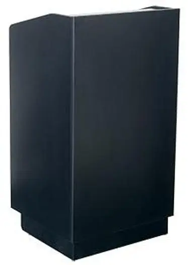 PODIUM OR MAITRE D' STATION - BLACK OR DARK WALNUT GRAIN