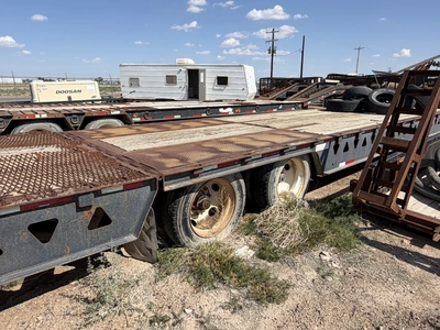 Used 2000 TRAIL KING TK70HT-782 HYDRAULIC DROP DECK TRAILER Lowboy Trailers Texas US | Miedema Asset Management Group #1315857