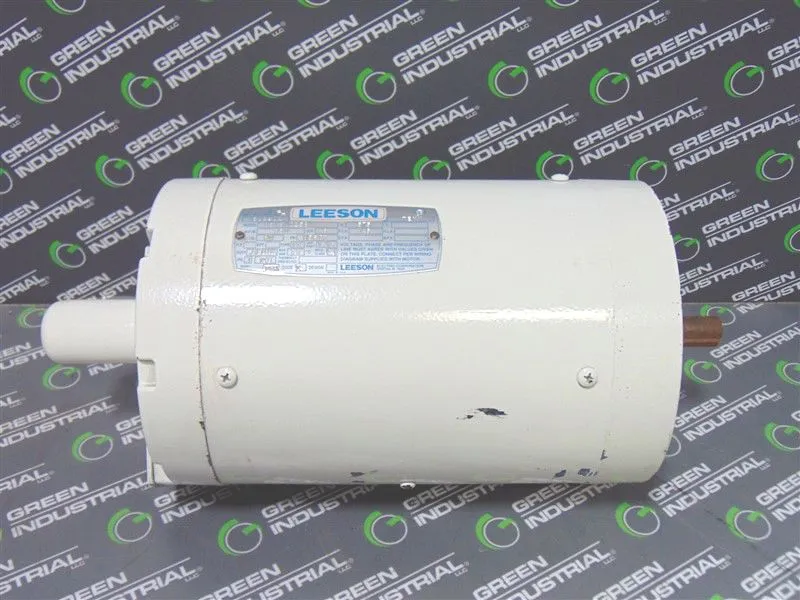 Leeson 160390Q Industrial Motor .6 HP 575V C6T8NC25B Used