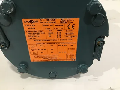 Baldor VBM3546-D Industrial Motor 5/8 Inch Keyed Shaft 1750RPM