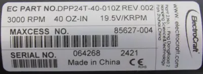 REFURBISHED MAXCESS GMA-1-8-305.1-ISCT-A ACTUATOR 52M335055 85627004 DP24T40010Z