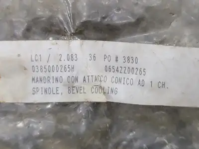 Spindle Bevel Coupling LC1/ 2.083 36, 0385000265H