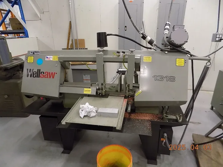 Used 2021 WELLSAW 1318 Horizontal Band Saws Arizona US | Tight Tolerance Machinery 2 #92280