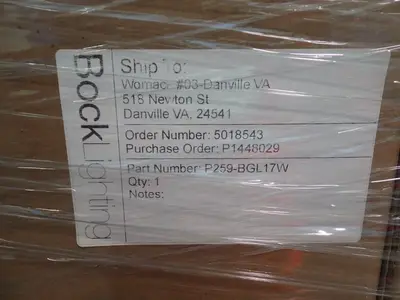 USED BOCK LIGHTING P259BGL17W