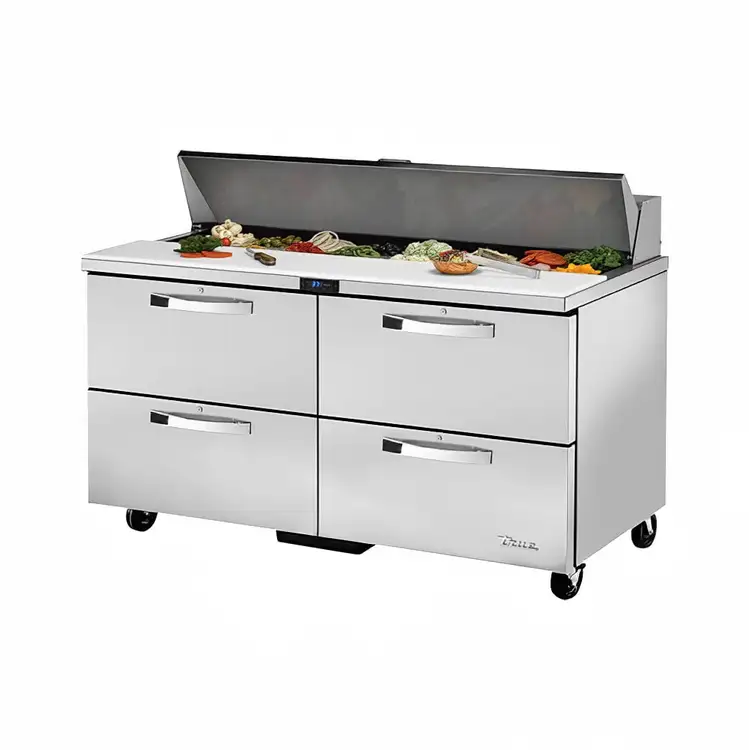 Used True TSSU-60-16D-4-HC-SPEC3 Food Prep Tables Illinois US | Falcon Restaurant Supply #1374155