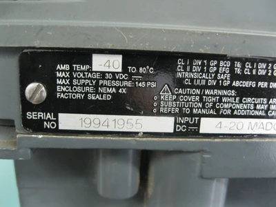 USED Fisher DVC6020