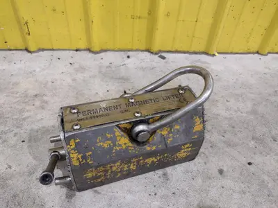 2,200 LBS MAGNETIC LIFTER MODEL #WLL1000KG PERMANENT MAGNET CRANE ATTACHMENT: STOCK #23410