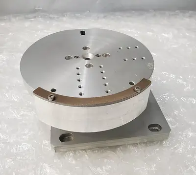 MICROSCOPE STAGE FIXTURE STAINLESS STEEL