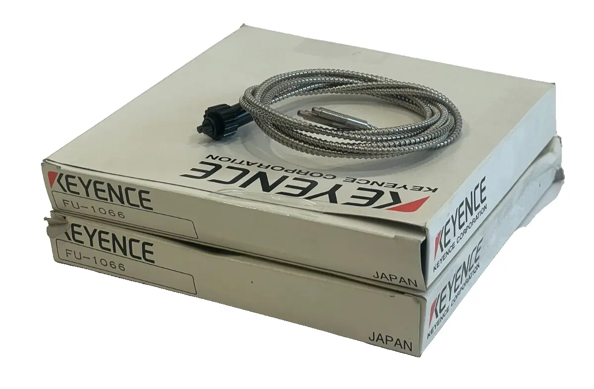 NEW KEYENCE FU-1066 FIBER OPTIC SENSOR FU1066 LOT OF 2