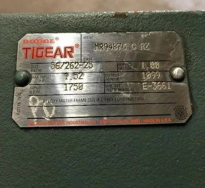 Used Reliance Electric P56H7214N Motors (misc) Indiana US | J&J Industrial Supply #511157