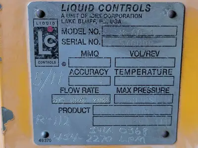 USED LIQUID CONTROLS M-60-1