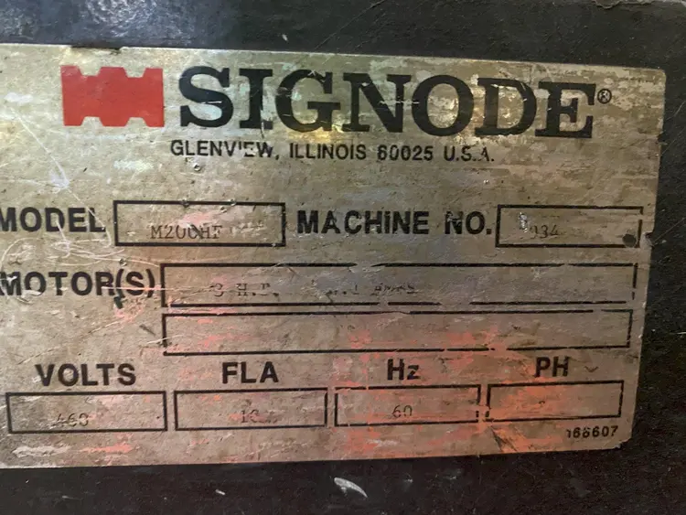 Used SIGNODE _UNKNOWN_ Banding Machinery & Lines Ohio US | Yoder Brothers machinery 11 #90300
