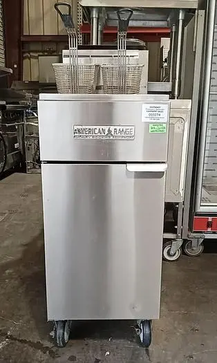 American Range 50 lb. All Stainless Gas Deep Fat Fryer - 120,000 BT, AF-45-50