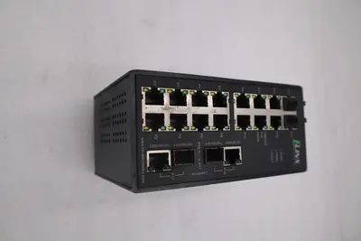 B&B Electronics EIR418-2SFP-T ELinx Industrial Gigabit Switch NEW NO BOX #H92A