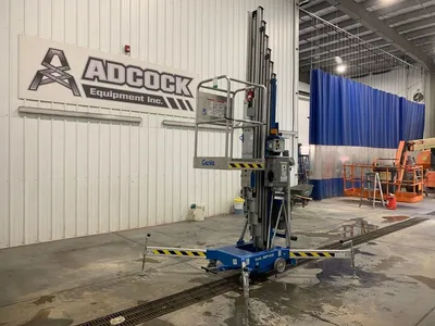 New | in-Stock 2026 GENIE AWP-40S PUSH AROUND AERIAL WORK PLATFORM Scissor Lifters Alberta CA | Adcock Equipment #1417637