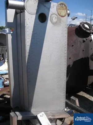 USED Alfa Laval 804 Sq Ft Alfa Laval Plate Heat Exchanger, S/S, 145#