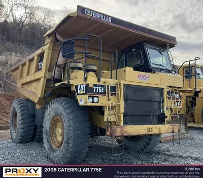 Used 2006 CATERPILLAR 775E Dump trucks Oklahoma US | Proxy Equipment #1381674
