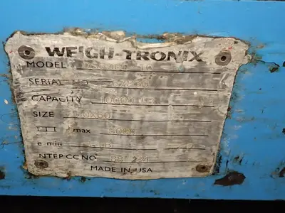 Used WEIGHTRONIX DS606010 Material Handling (misc) Ohio US | HGR 24 #756894