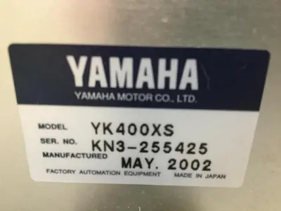 USED 2002 YAMAHA YK400XS