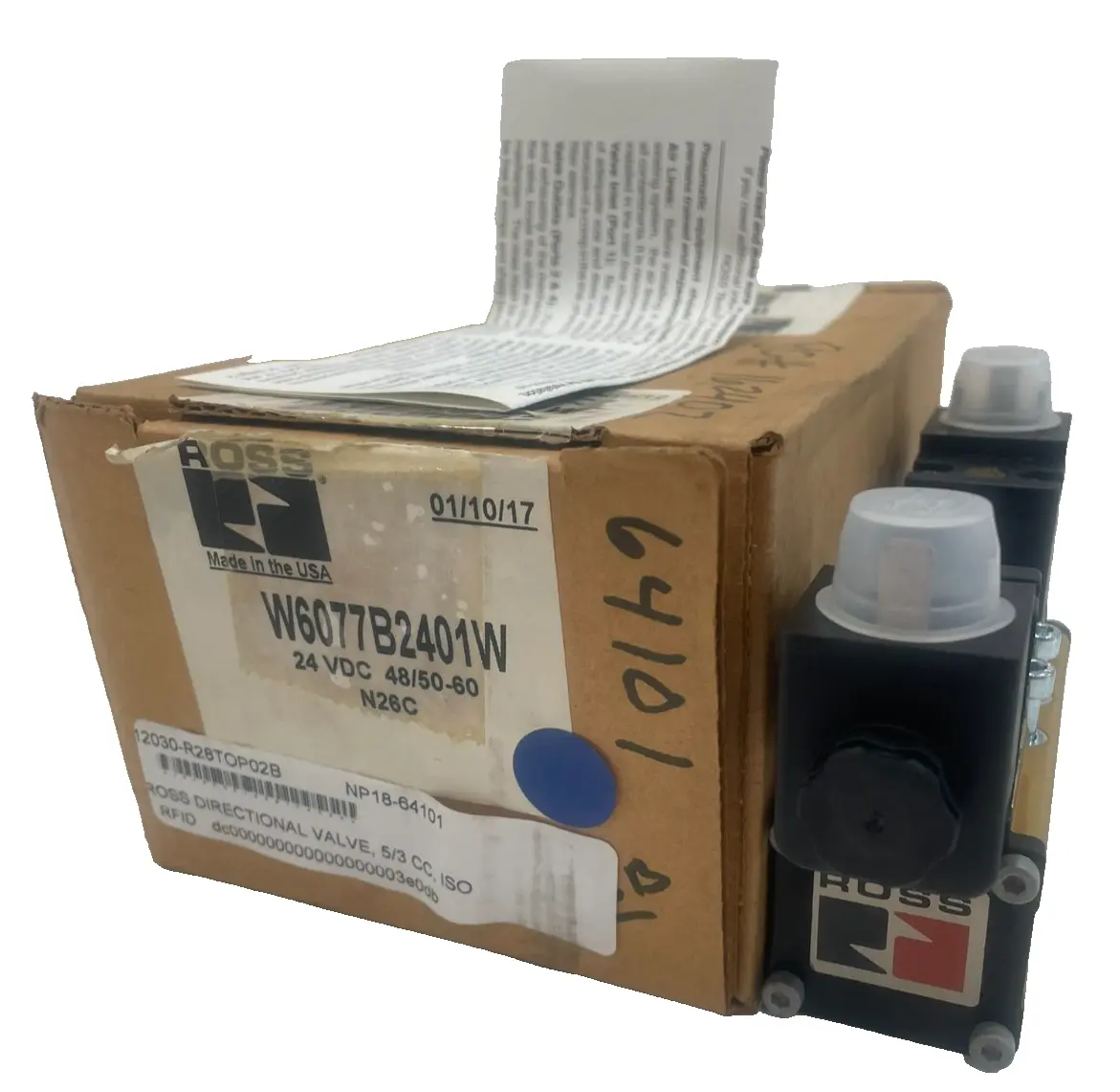 NEW ROSS CONTROLS W6077B2401W DIRECTIOBNAL VALVE