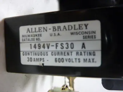 USED ALLEN BRADLEY 1494V-DS30 SER A