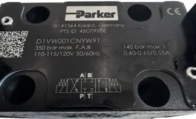 NEW PARKER DIVW001CNYW91 SOLENOID VALVE 110-115/120V 50/60HZ