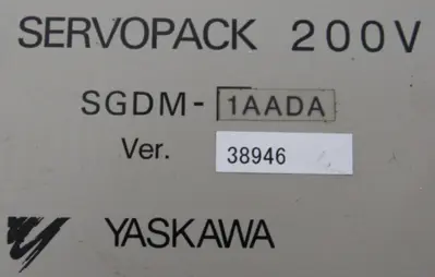 USED YASKAWA SGDM-1AADA SERVOPACK 200V SERVO AMPLIFIER SGDM1AADA