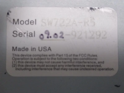 USED Black Box SW722A-R5 KVM SWITCH