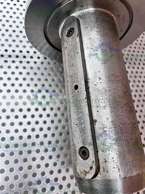 Stainless Steel  53" x 41 x 6" Meat Grinder Head Shaft Screw