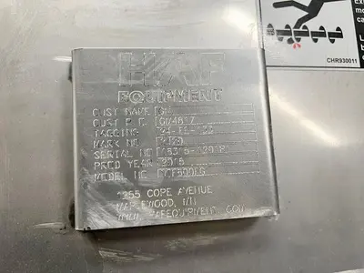 USED HAF EQUIPMENT VTF600FG