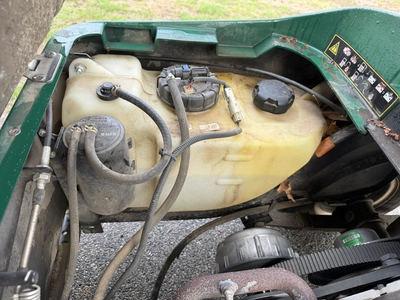 (1) 2019 E-Z-Go EFI golf cart with a Kawasaki gas engine, model 657061G01, includes canopy, fold-dow...