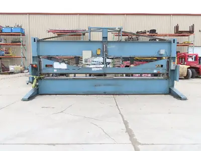 15 Ton 20' Hydraulic Press Brake Punch C-Frame 11-Hole Steel Hole Punch