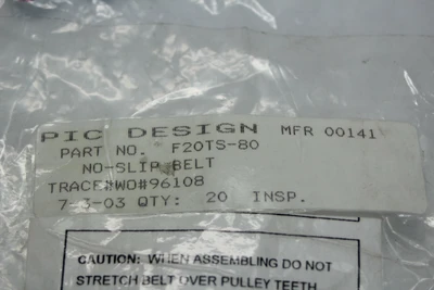 New | in-Stock Pic Design F20TS-80 Misc Industrial Equipment California US | Davliegogo LLC #1730291