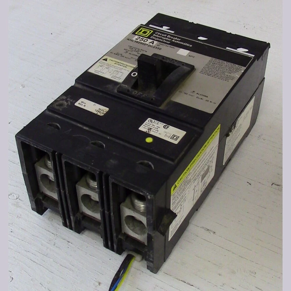 Square D 3 Pole 250 Amp KHL Breaker