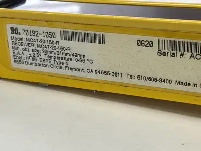 Used STI Micro Safe Light Curtain Receiver 70192-1050 Light Curtains & Grids Michigan US | Maverick Industrial Sales #1402263
