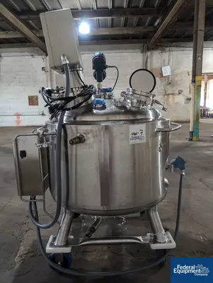 USED Precision 250 Liter Precision Stainless Reactor, 316L S/S, 45/100#