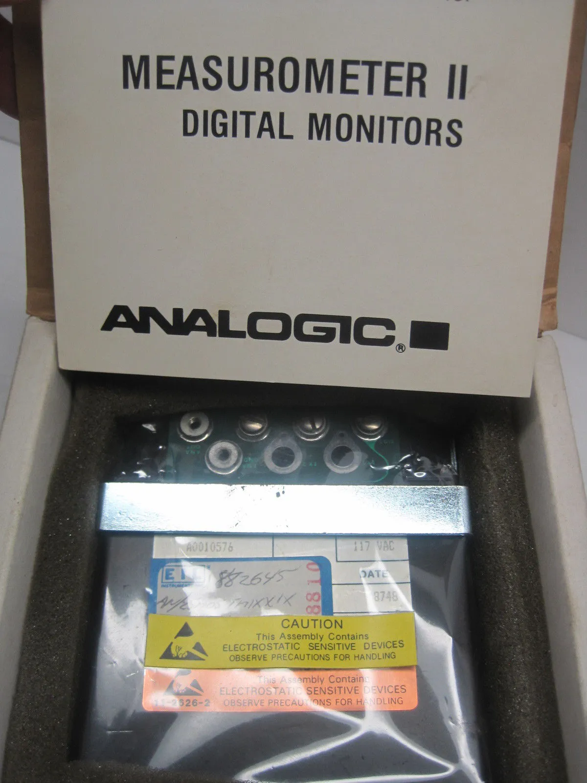 New Analogic AN-25M05-TM-1-XX-1-X Digital Panel Meter AN25M05TM1XX1X