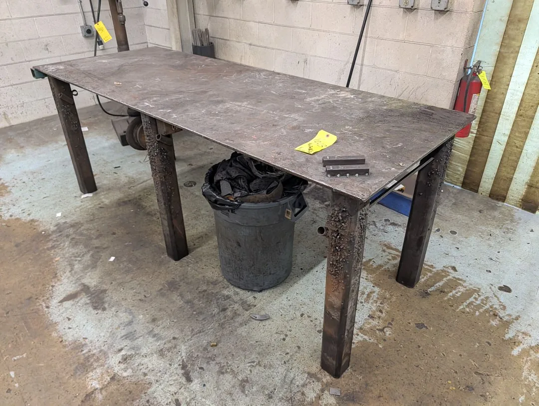 Stl Work Table 96" x 36" x 36-1/2"H