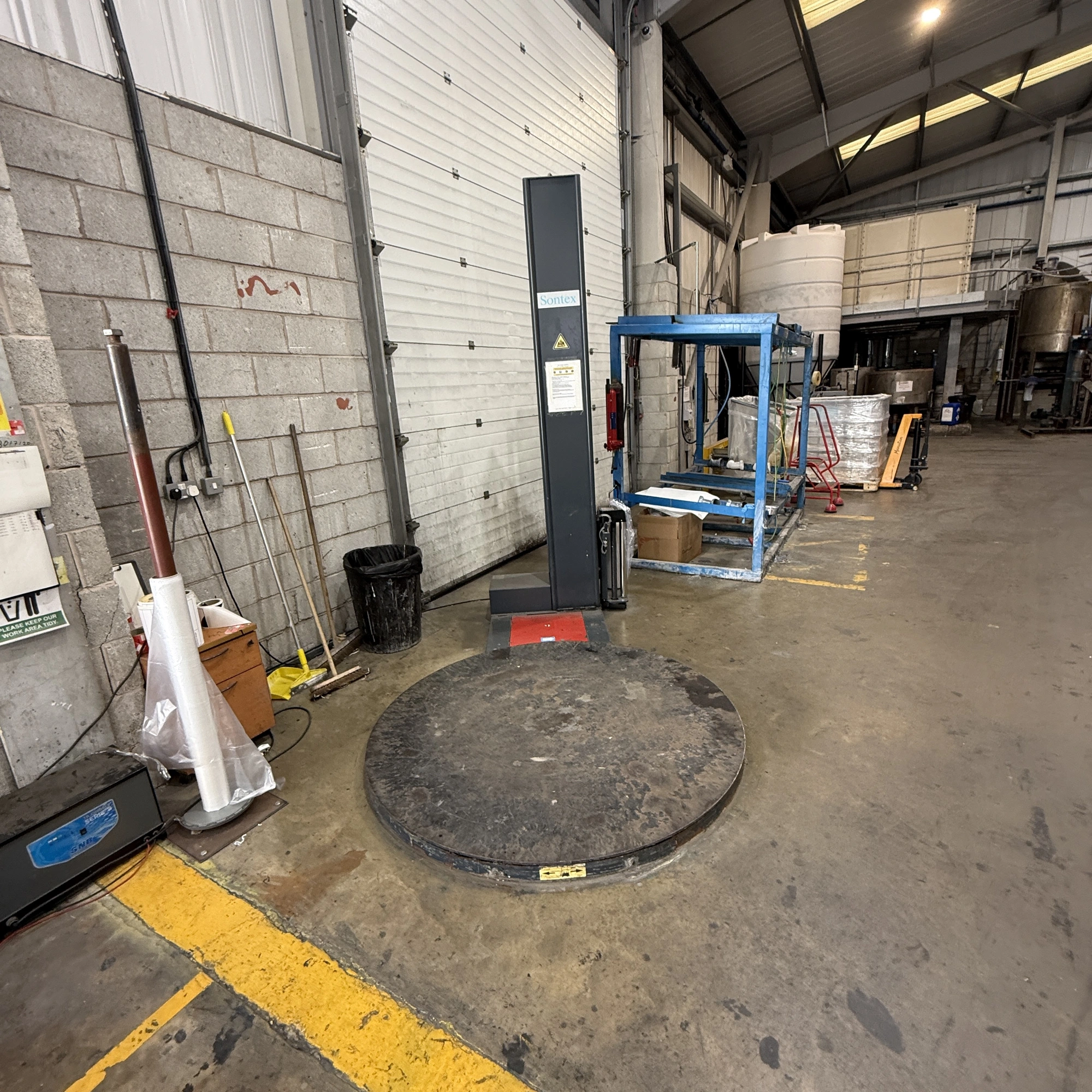 Sontex Rotary table and wrapper